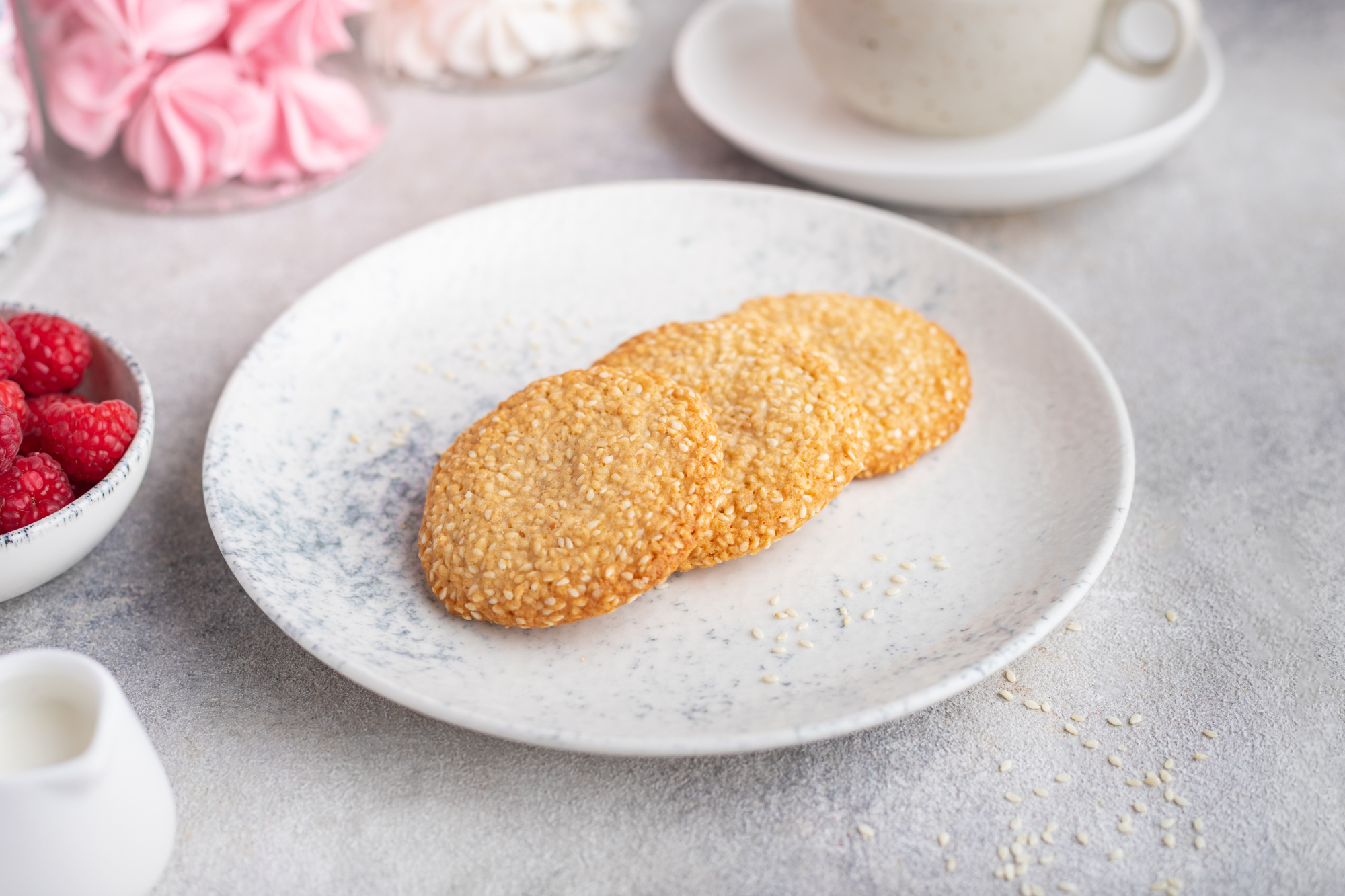 Кунжутное печенье